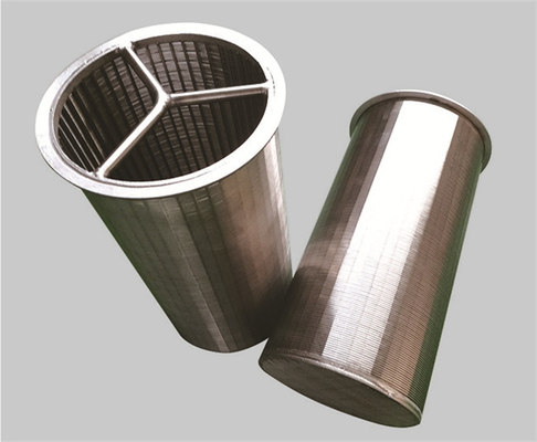 Elementos de acero inoxidables del filtro de forma de vela 304l de la malla 302 de la ranura