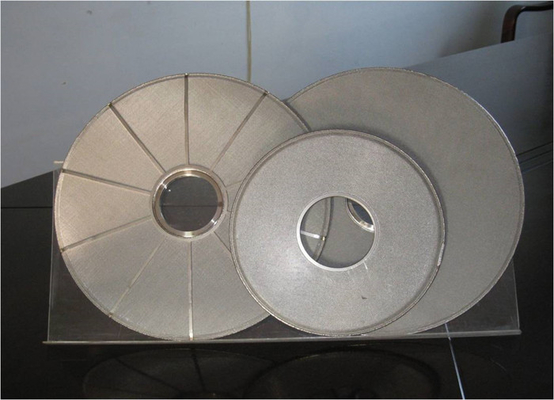 Parta el alambre Mesh Filter Disc del diámetro 100m m de la estructura acero inoxidable de 0,5 micrones