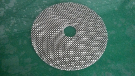Sus304 aceite de Mesh Disc For Hydraulic Lubricating del alambre de 30 micrones
