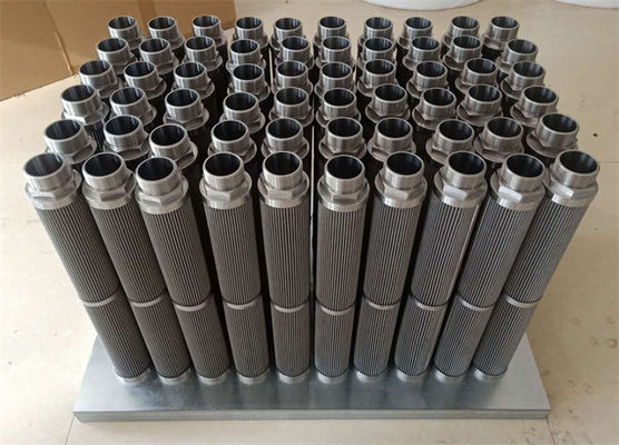 Reciclaje plástico de acero inoxidable plisado micrón de 75 de forma de vela elementos del filtro