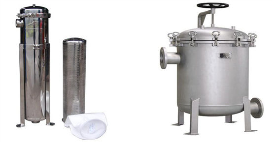 cárter del filtro de acero inoxidable de bolso de 2m2 Dn100 Juice And Syrup Filtration